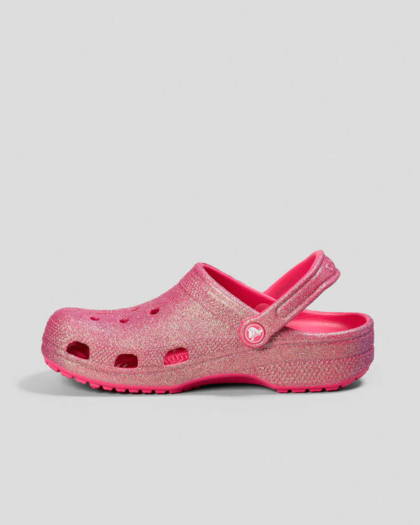Crocs Classic Glitter Clogs for Unisex