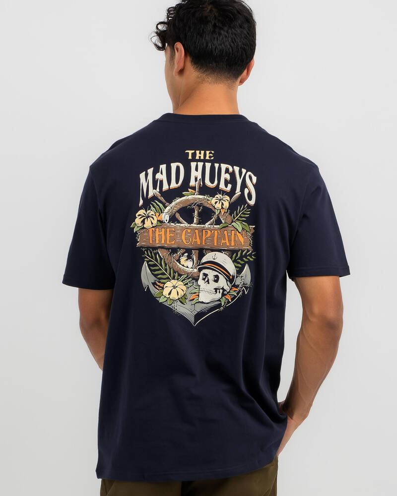 The Mad Hueys Shipwrecked Captain T Shirt for Mens