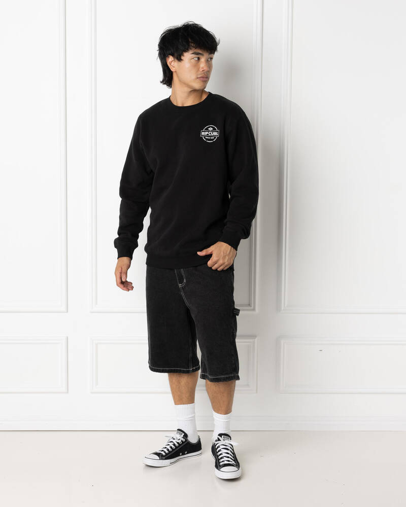 Rip Curl Stapler Crew Sweatshirt for Mens