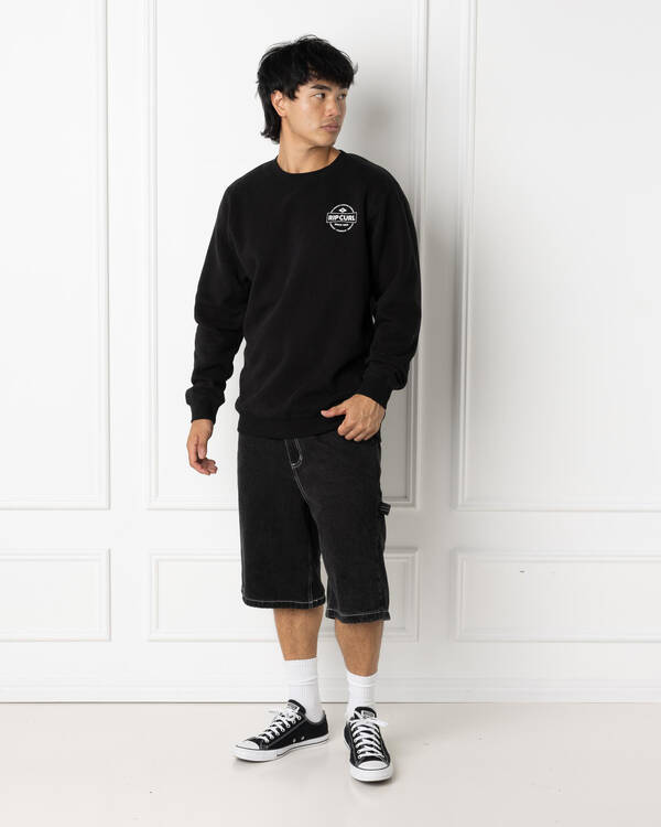 Rip Curl Stapler Crew Sweatshirt for Mens