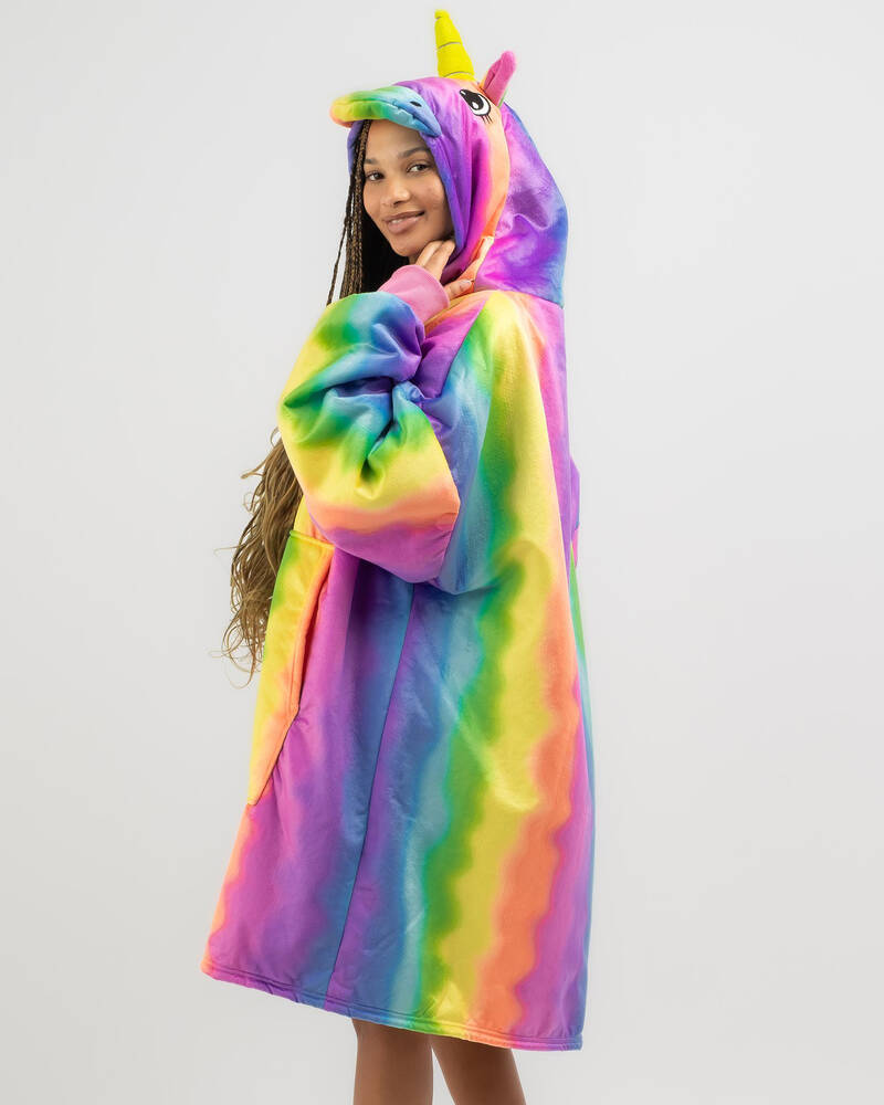 Bash Rainbow Ripple Unicorn Bash Hoodie for Unisex