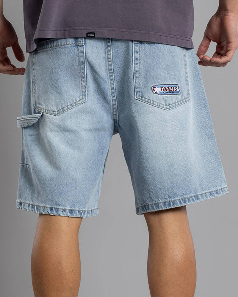 Thrills Starpower Slacker Denim Shorts for Mens