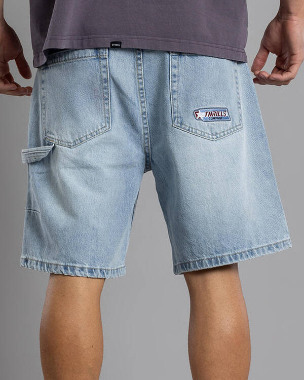 Thrills Starpower Slacker Denim Shorts for Mens