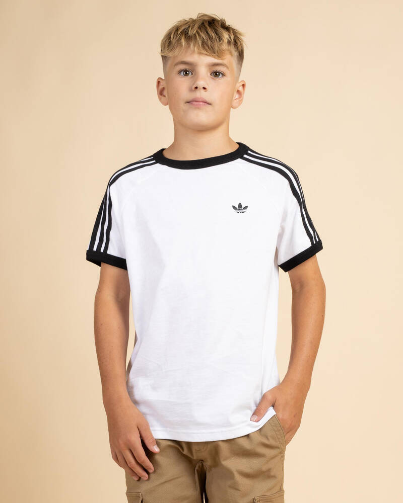 adidas Boys' 3 Stripe T-Shirt for Mens