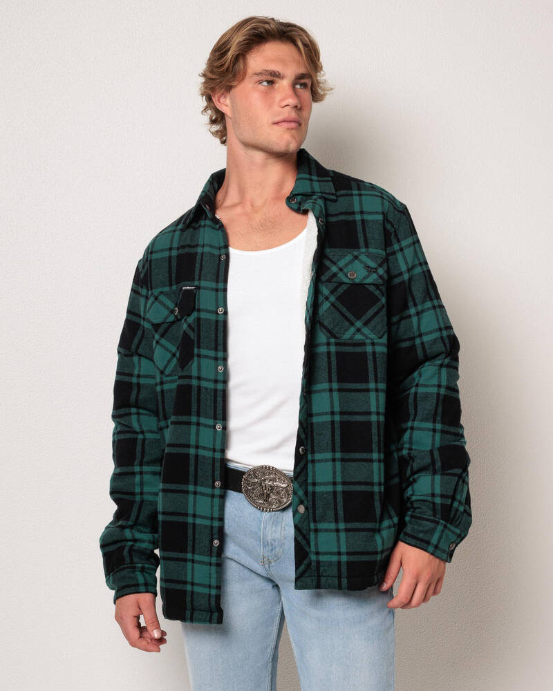 Ringers Western Sawyer Sherpa Flannel Jacket for Mens