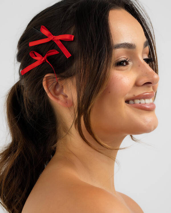 Karyn In LA Mia Hair Bow Clip Pack for Womens