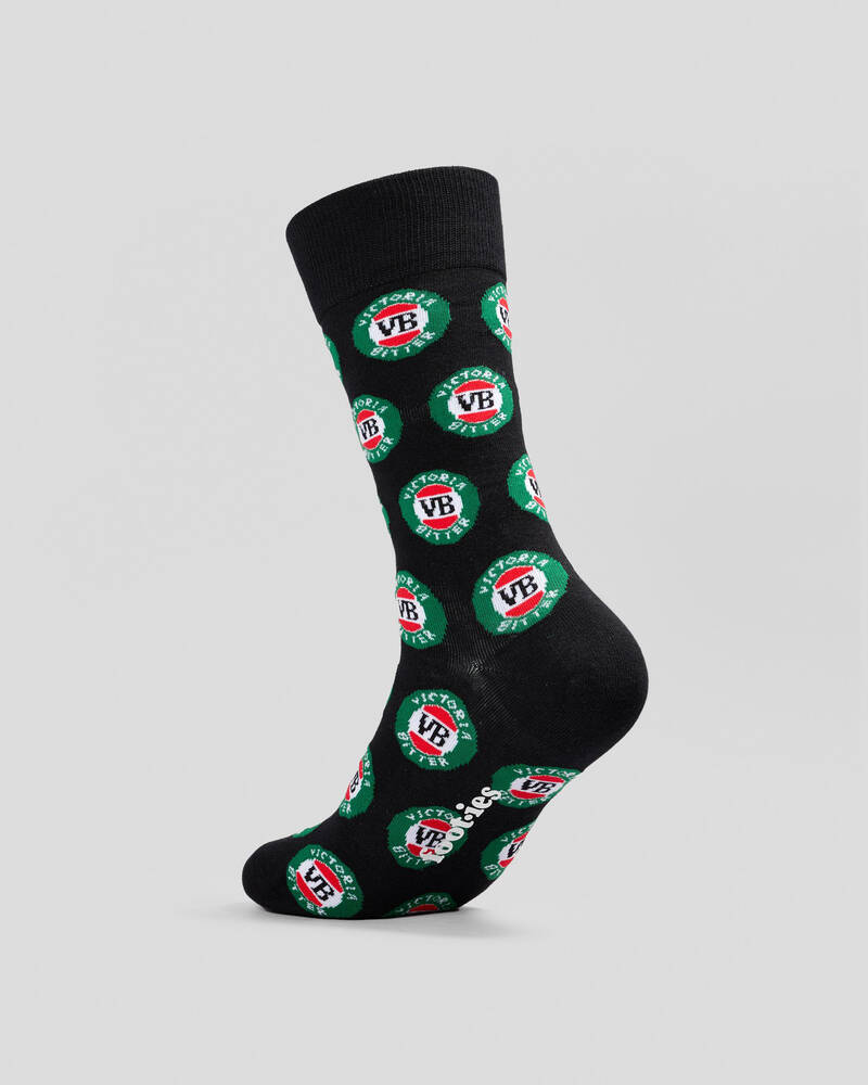 FOOT-IES Victoria Bitter Logos Organic Socks for Mens