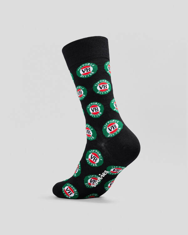 FOOT-IES Victoria Bitter Logos Organic Socks for Mens