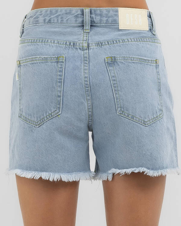 DESU Girls' Reign Mid Denim Shorts for Womens