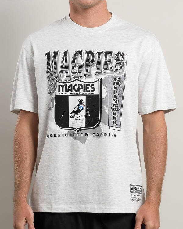 Mitchell & Ness Collingwood Magpies AFL Brush Off T-Shirt for Mens