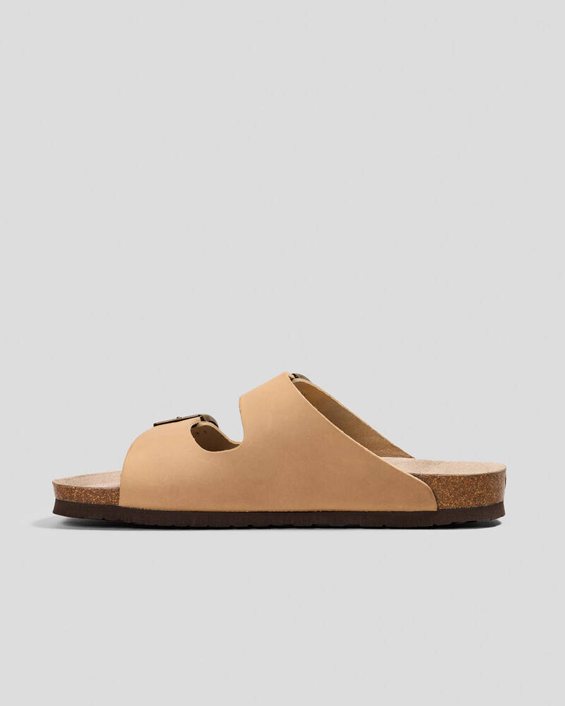 GENUINS Hawaii Oiled Leather Sandals for Mens