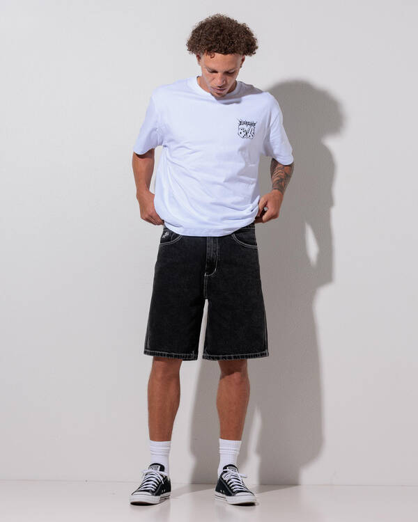 Worship Supplies Rollem Lounger Jean Shorts for Mens
