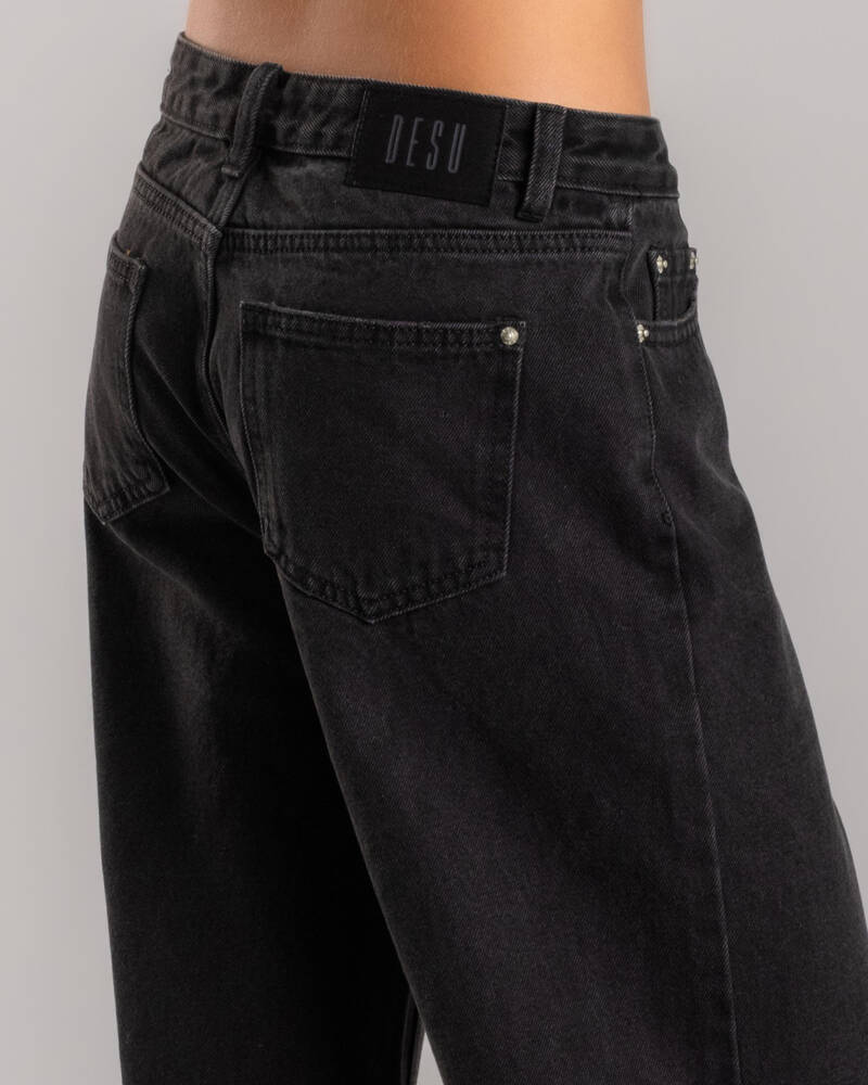 DESU Girls' Icon Straight Leg Jeans for Womens