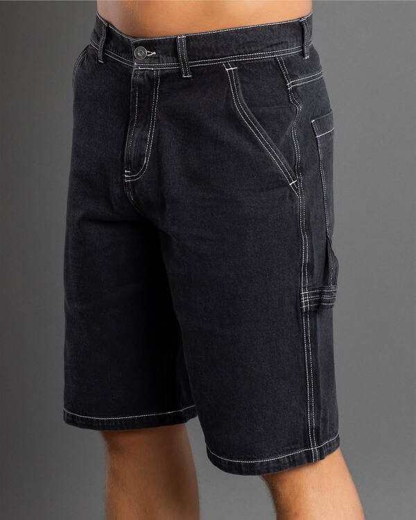 Lucid Institute Denim Walk Shorts for Mens