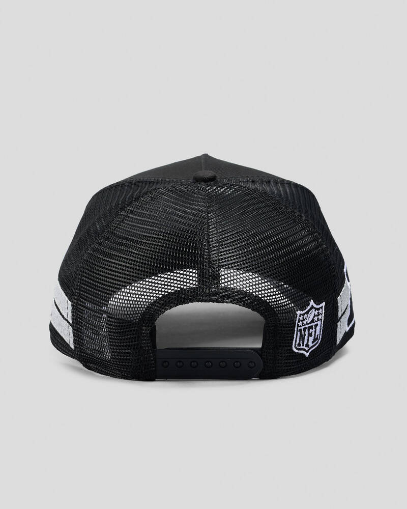 New Era Las Vegas Raiders 9Forty A-Frame Trucker Cap for Mens