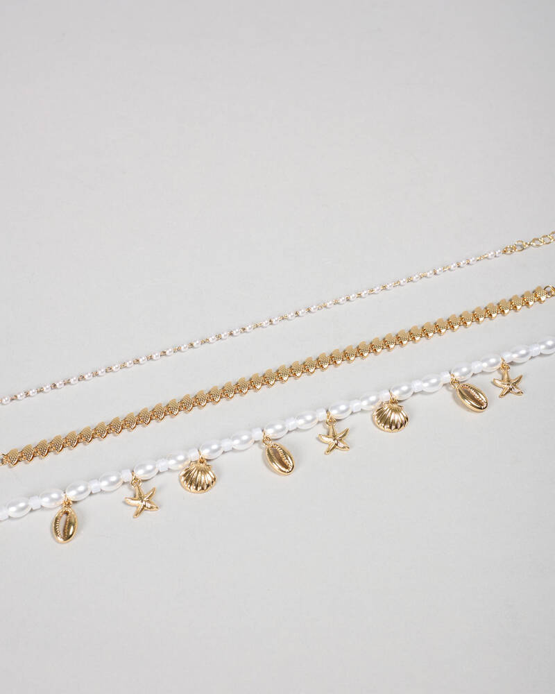 Karyn In LA Isobel Anklet Pack for Womens