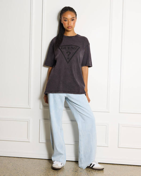 GUESS Vintage Triangle T-Shirt for Womens