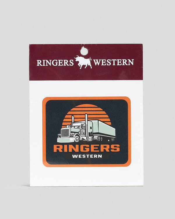 Ringers Western Big Rig Sticker for Unisex