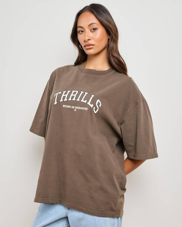 Thrills Home Advantage Oversized T-Shirt for Womens