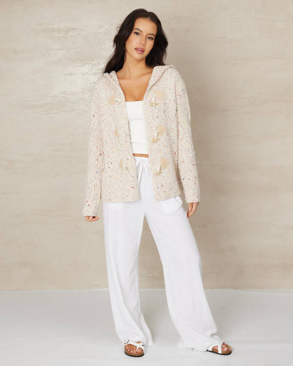 Mooloola Sam Hooded Knit Cardigan for Womens