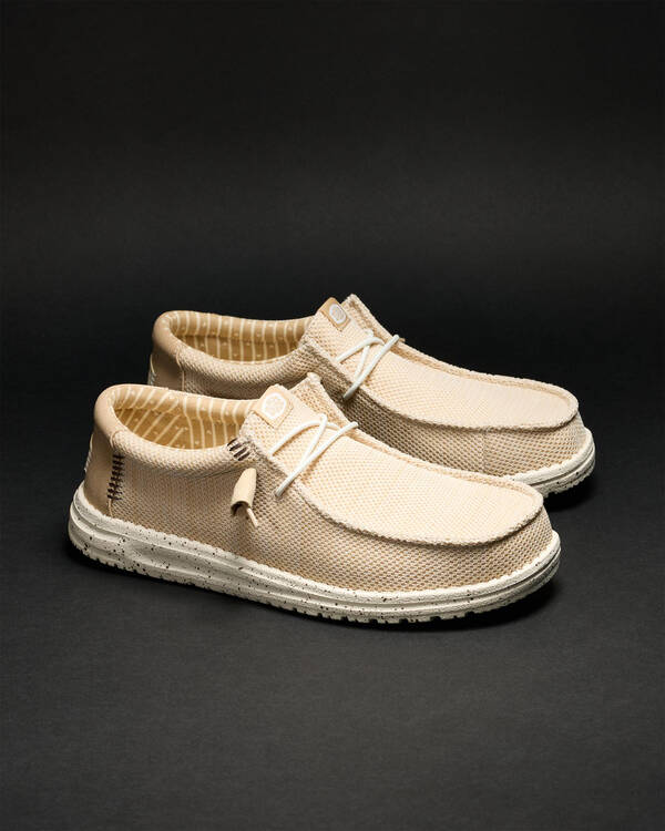 HEYDUDE Wally Stretch Canvas Shoes for Mens