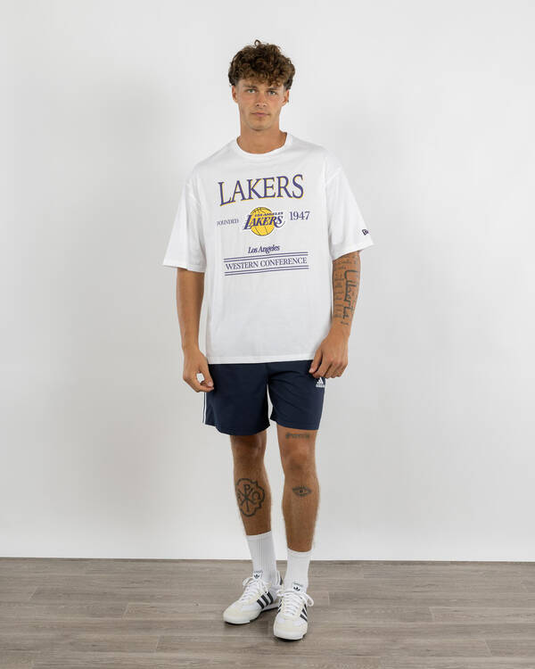 New Era Los Angeles Lakers Conference Oversized T-Shirt for Mens