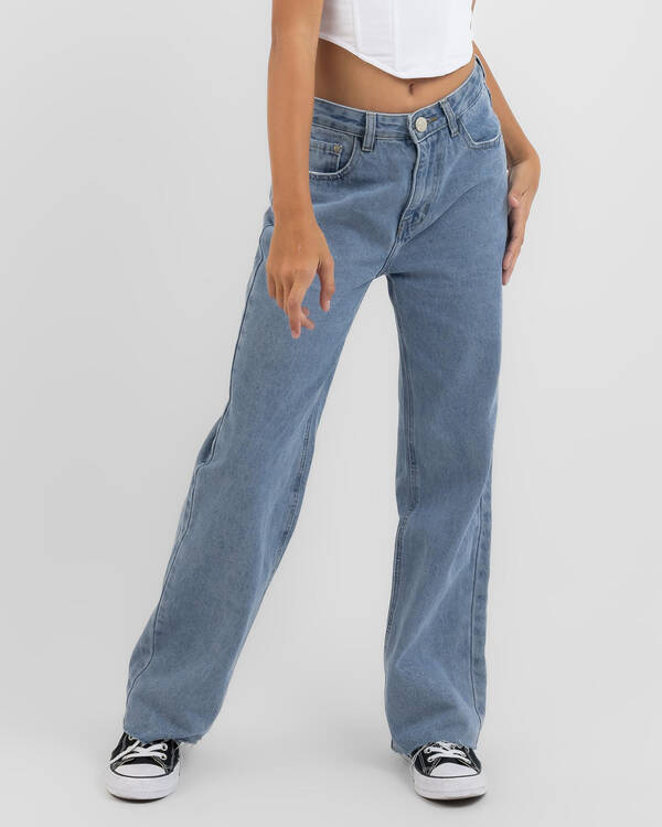 DESU Girls' Avril Straight Leg Jeans for Womens