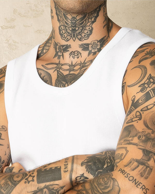 Kiss Chacey Weiza Relaxed Singlet for Mens