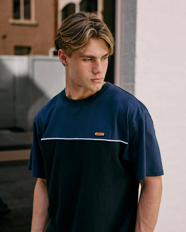 Rip Curl Halfa Panel Beater T-Shirt for Mens