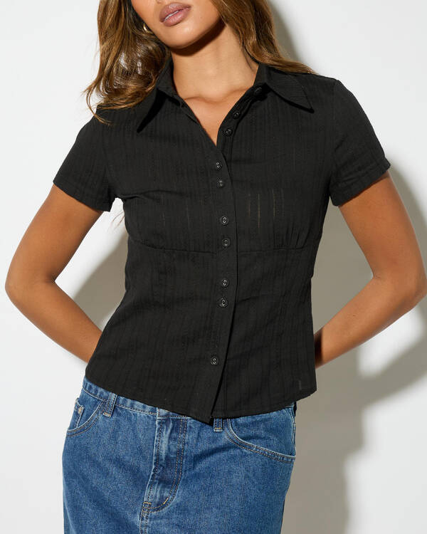 Ava And Ever Ingrid Short Sleeve Shirt for Womens