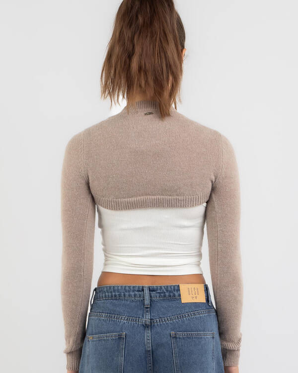 Ava And Ever Tana Long Sleeve Knit Shrug for Womens