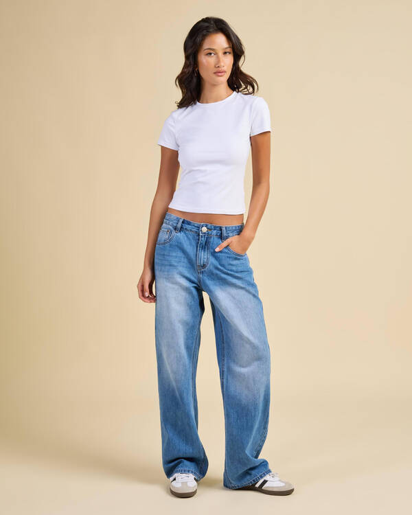 DESU Icon Straight Leg Jeans for Womens