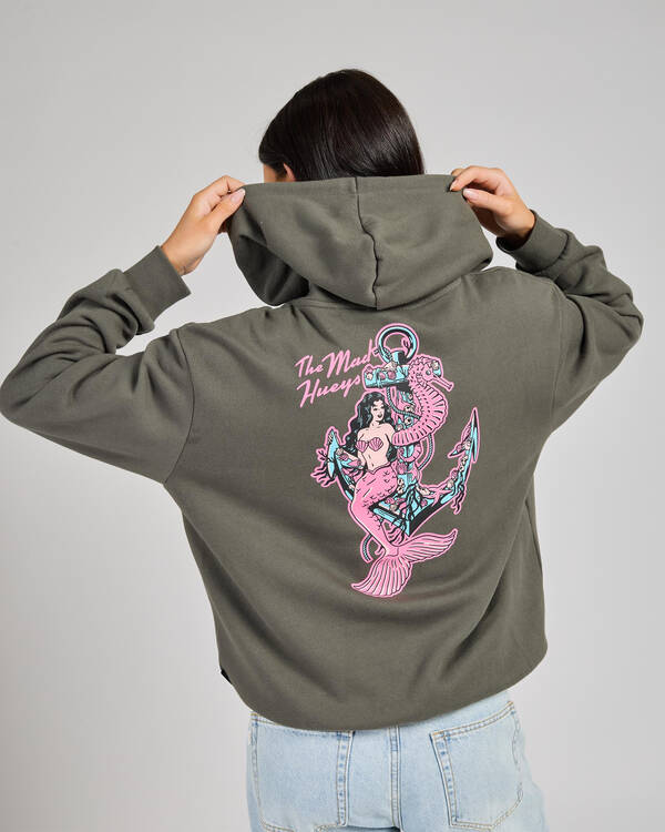 The Mad Hueys Seahorse Anchor Hoodie for Womens
