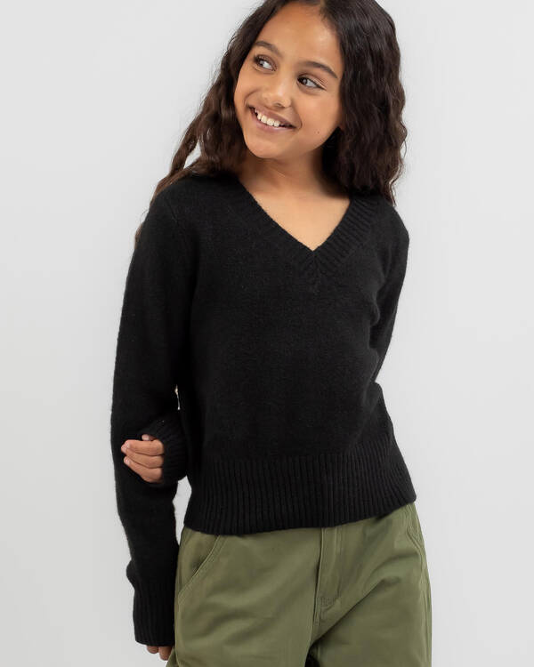 Mooloola Girls' PhD V Neck Knit Jumper for Womens