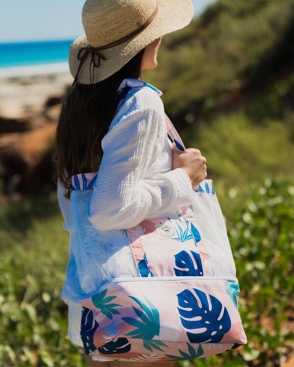 Get It Now Blush Palm 2 In 1 Cooler Bag for Womens