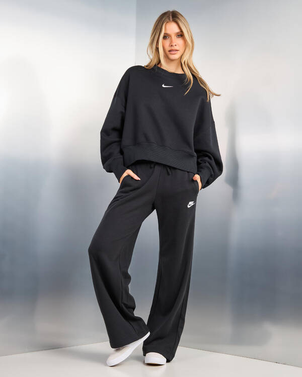Nike Club Wide Leg Track Pants for Womens
