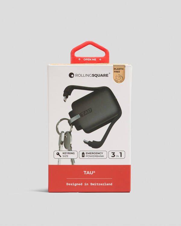 Rolling Square 3 In 1 Keyring Powerbank 1400mAh for Unisex