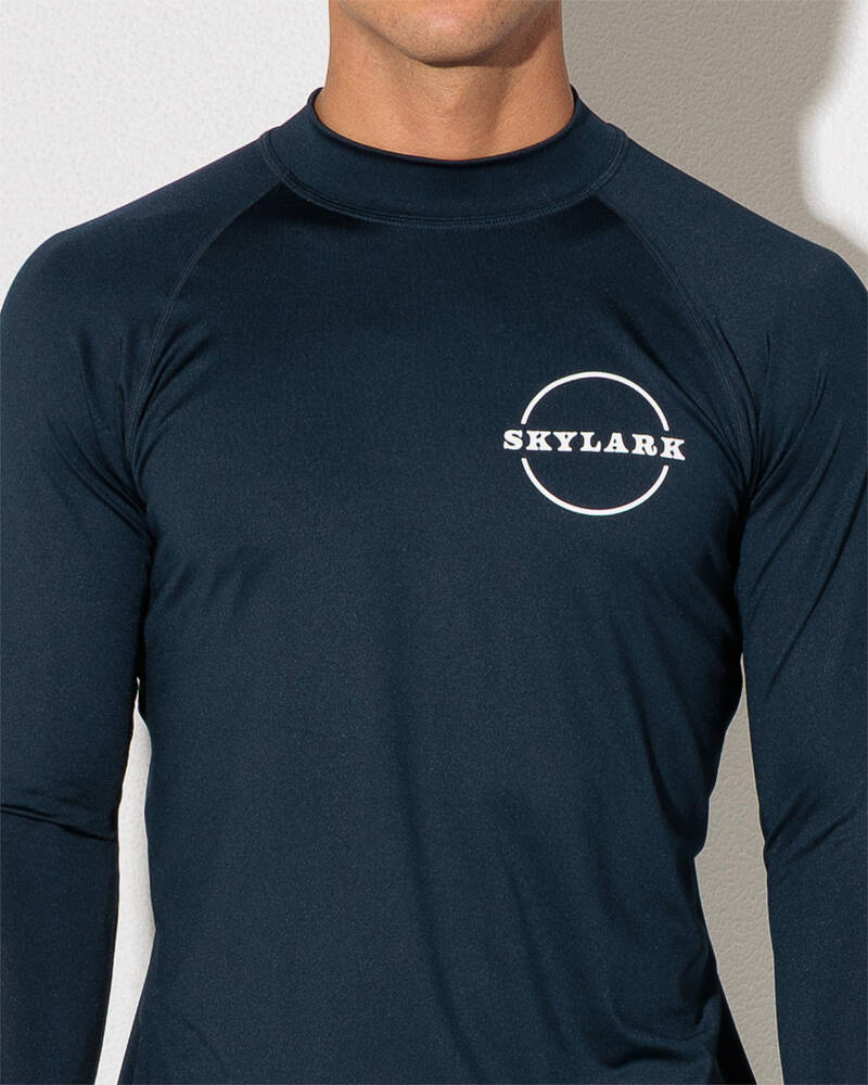 Skylark Submerge Long Sleeve Rash Vest for Mens