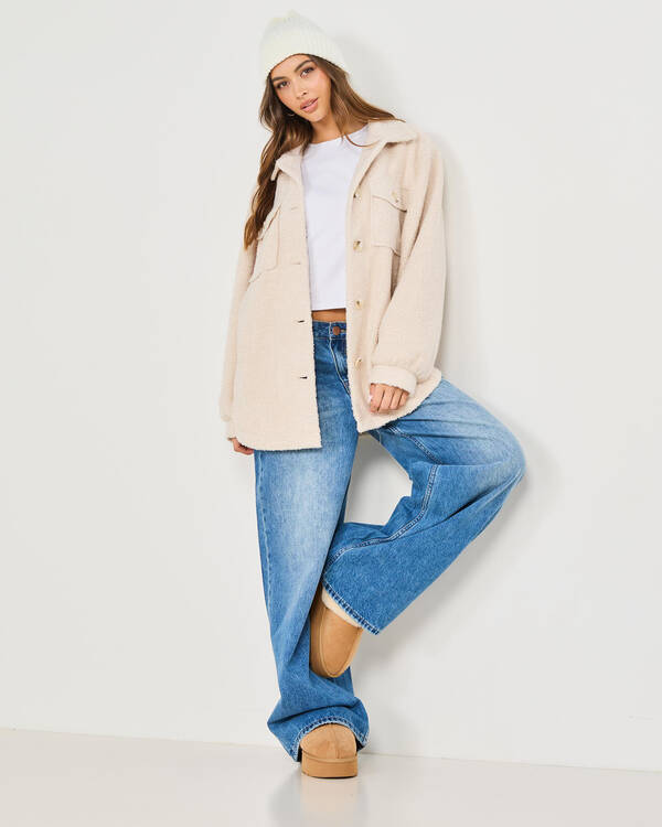 Ava And Ever Houston Soft Boucle Shacket for Womens