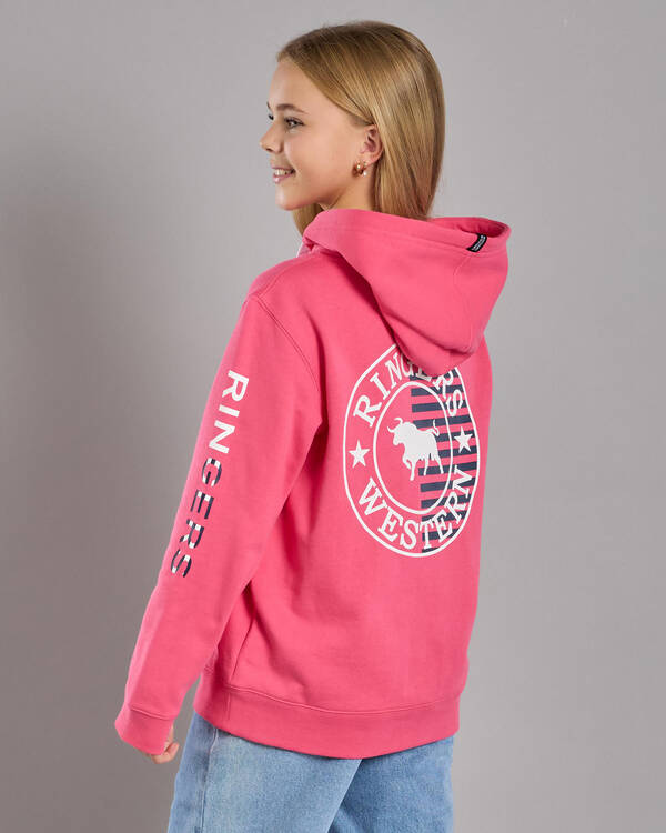 Ringers Western Girls' Jackaroo Flag Hoodie for Womens
