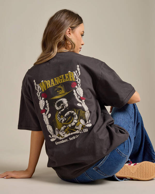 Wrangler Cactus Cowboy Slouch T-Shirt for Womens