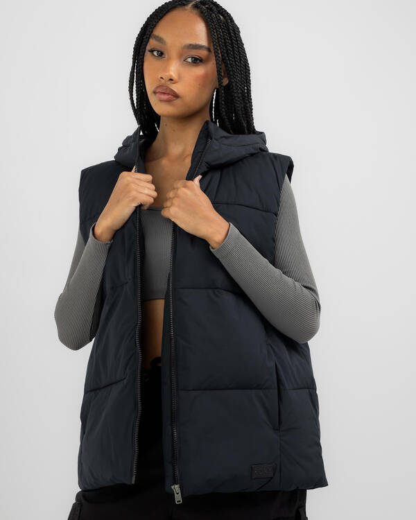 Roxy Bright Side Hooded Puffer Vest for Womens