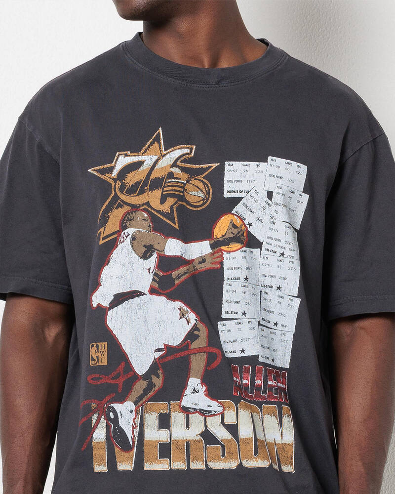 Mitchell & Ness Allen Iverson Player Ticket T-Shirt for Mens
