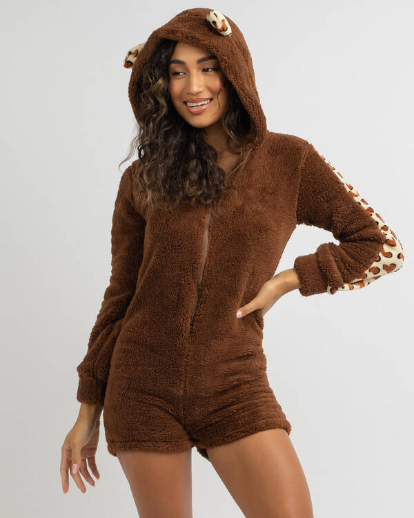 Mooloola Leopard Onesie for Womens