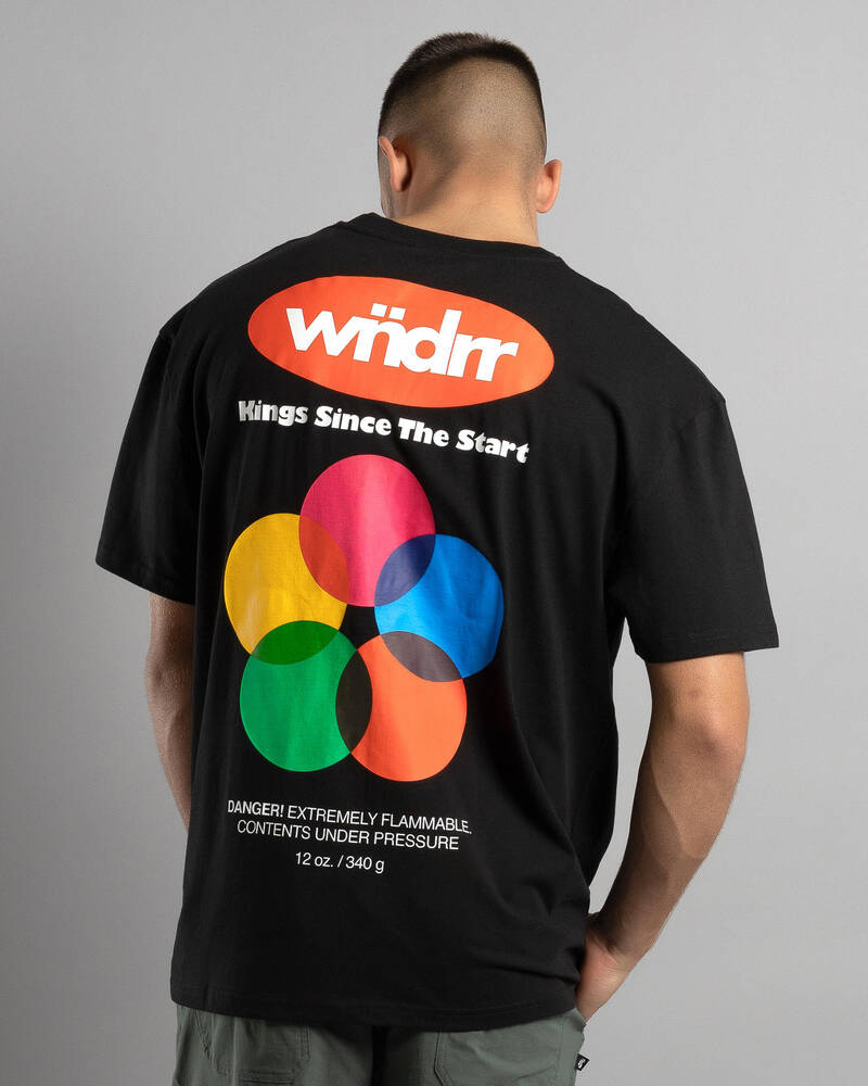 Wndrr Flammable Box Fit T-Shirt for Mens