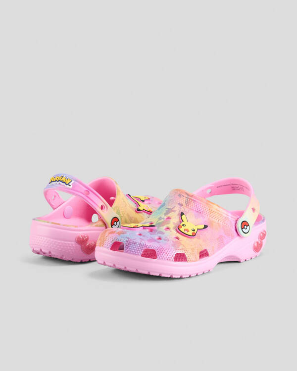 Crocs Kids' Classic Pikachu Clogs for Unisex