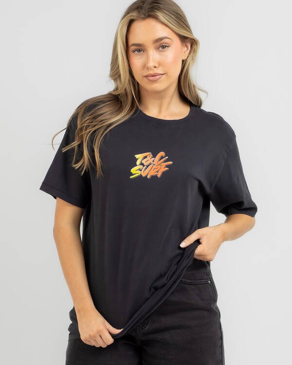 Town & Country Surf Designs Border Check T-Shirt for Womens