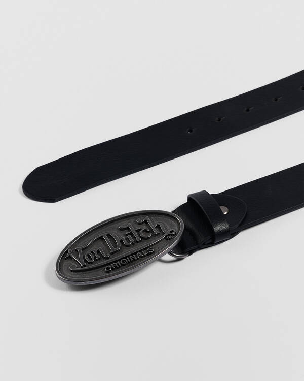 Von Dutch Originals Buckle Faux Leather Belt for Mens