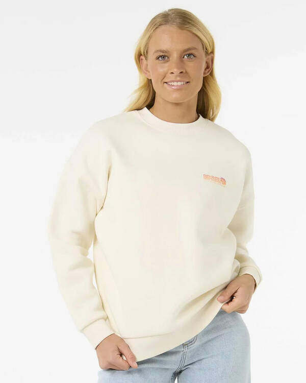 Rip Curl Ocean Tech Heritage Crew Sweatshirt for Womens