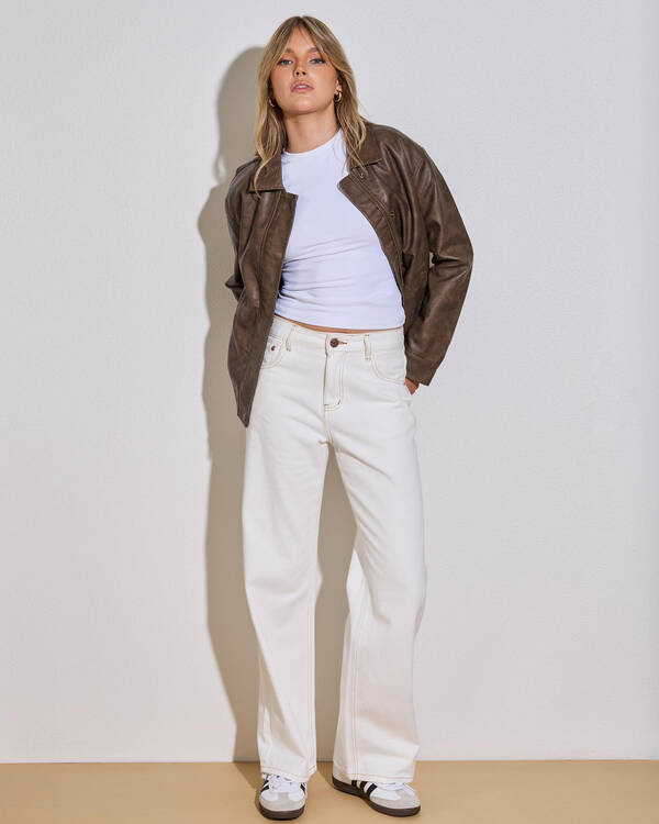 Ava And Ever Harley Faux Leather Jacket for Womens